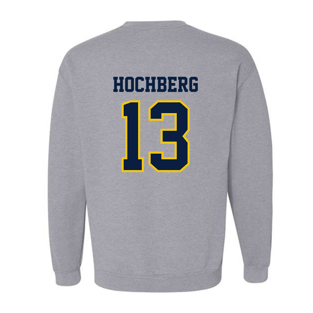 Michigan - NCAA Men's Basketball : Harrison Hochberg - Classic Shersey Crewneck Sweatshirt-1