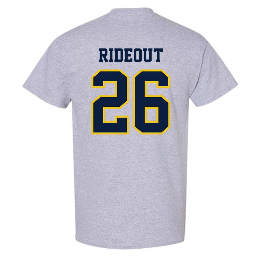 Michigan - NCAA Men's Lacrosse : Jack Rideout - Classic Shersey T-Shirt-1