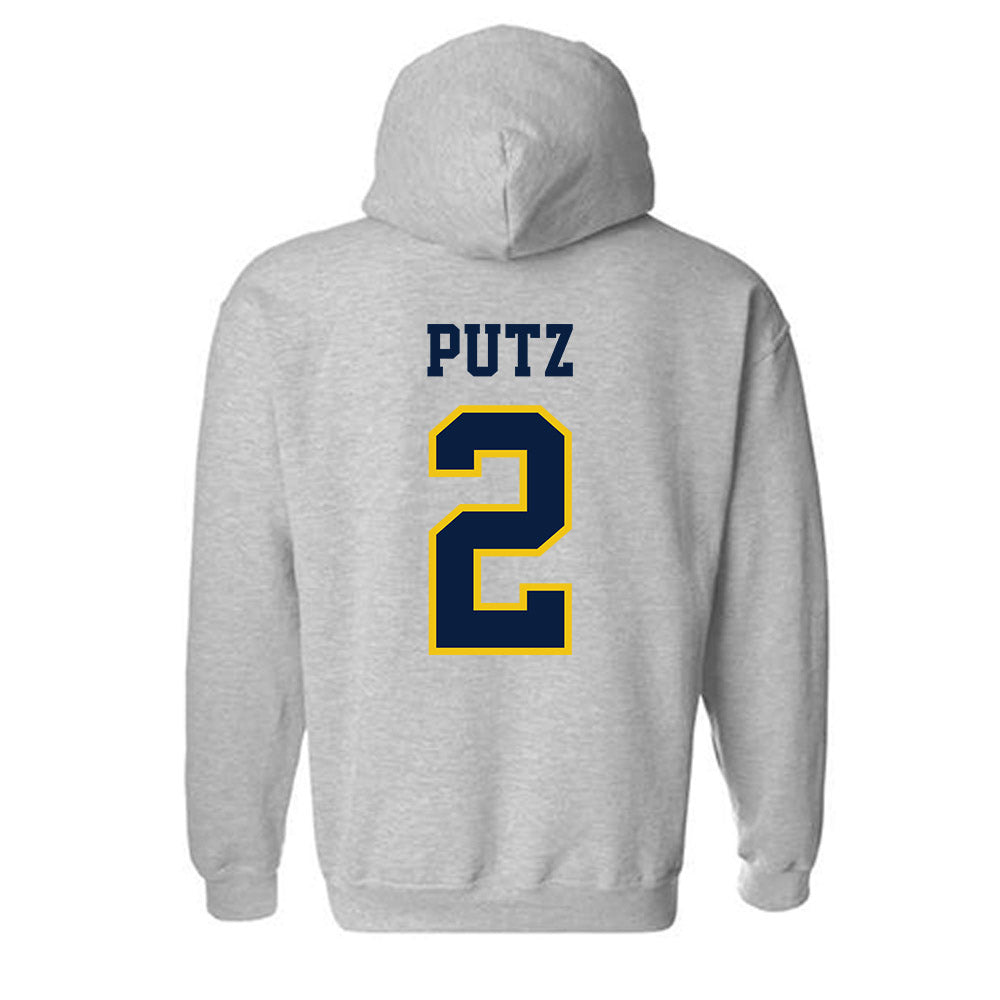 Michigan - NCAA Softball : Lauren Putz - Classic Shersey Hooded Sweatshirt-1