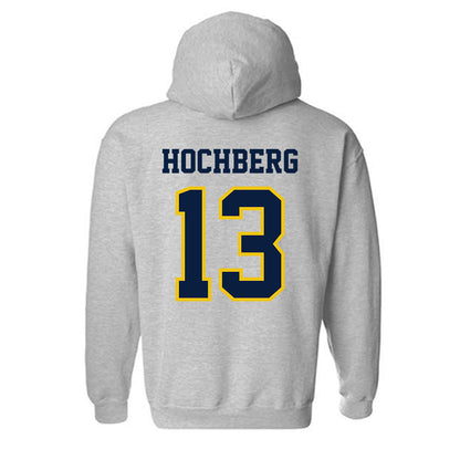 Michigan - NCAA Men's Basketball : Harrison Hochberg - Classic Shersey Hooded Sweatshirt-1