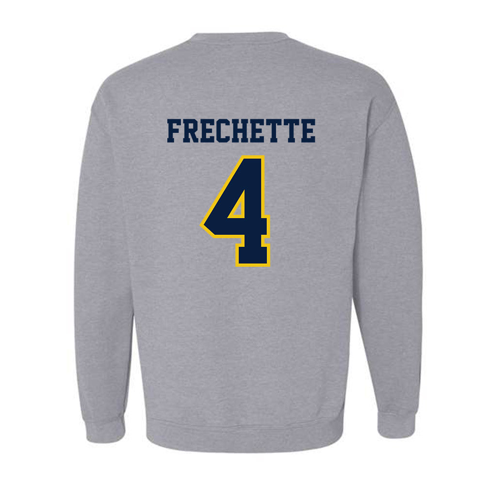 Michigan - NCAA Men's Lacrosse : Michael Frechette - Classic Shersey Crewneck Sweatshirt-1