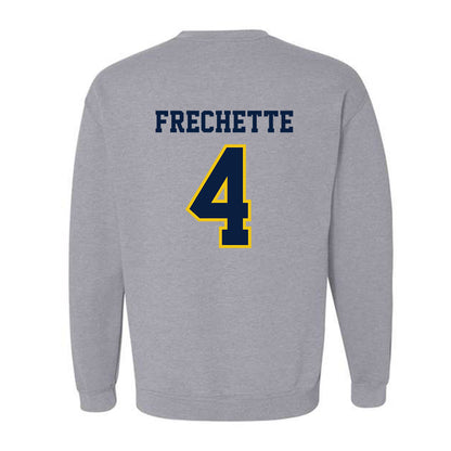 Michigan - NCAA Men's Lacrosse : Michael Frechette - Classic Shersey Crewneck Sweatshirt-1