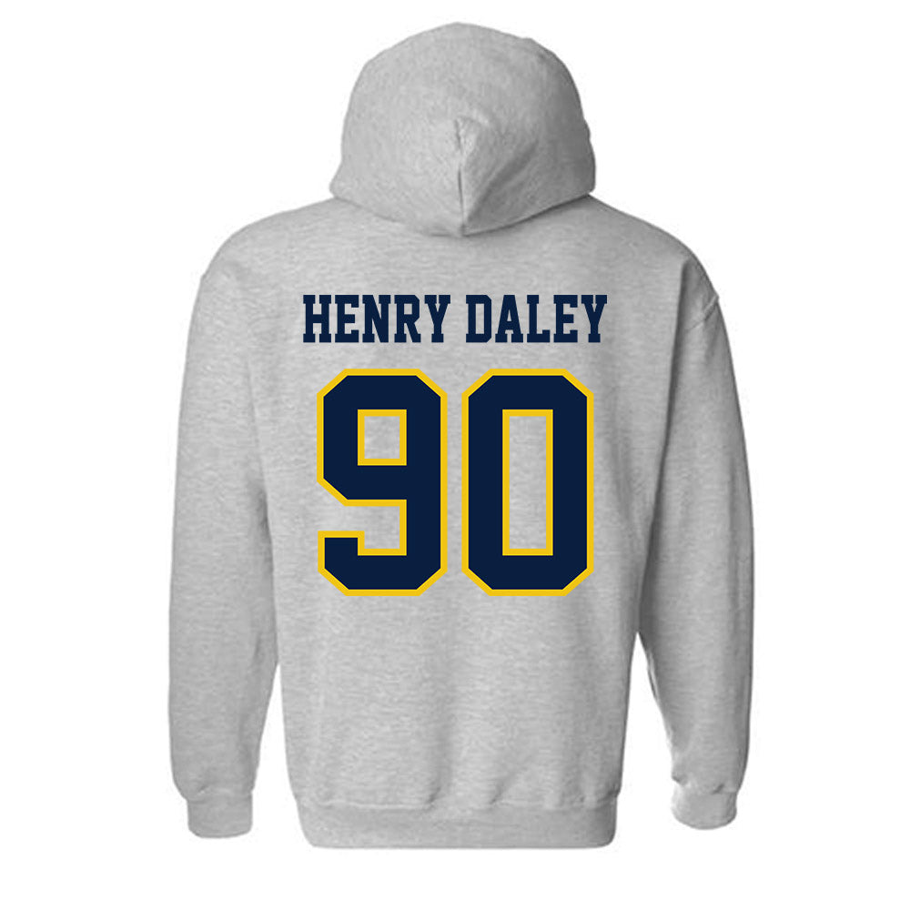 Michigan - NCAA Football : John Henry Daley - Classic Shersey Hooded Sweatshirt-1