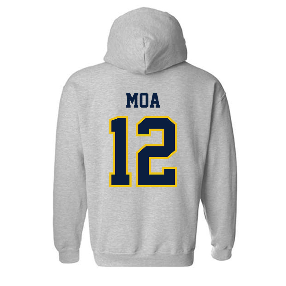 Michigan - NCAA Football : Salesi Moa - Classic Shersey Hooded Sweatshirt-1