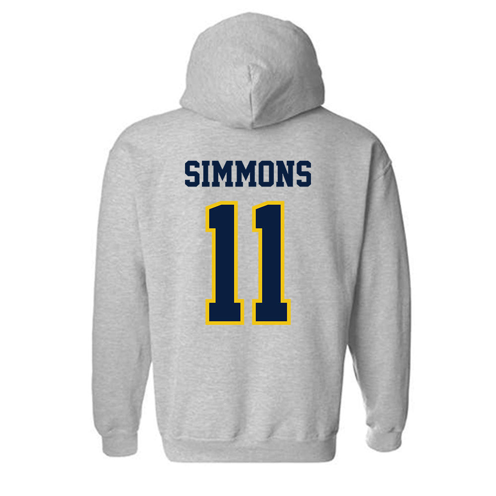 Michigan - NCAA Women's Volleyball : Amalia Simmons - Classic Shersey Hooded Sweatshirt-1