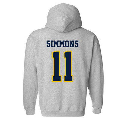 Michigan - NCAA Women's Volleyball : Amalia Simmons - Classic Shersey Hooded Sweatshirt-1