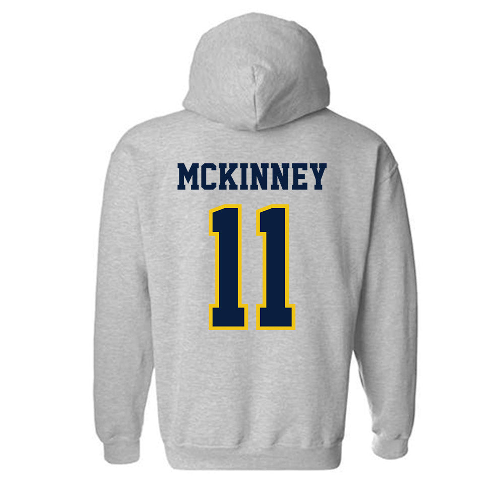 Michigan - NCAA Men's Ice Hockey : Cole McKinney - Classic Shersey Hooded Sweatshirt-1
