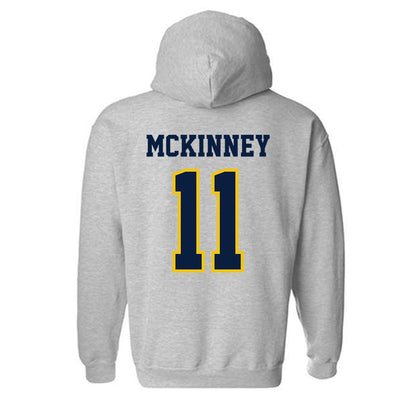 Michigan - NCAA Men's Ice Hockey : Cole McKinney - Classic Shersey Hooded Sweatshirt-1