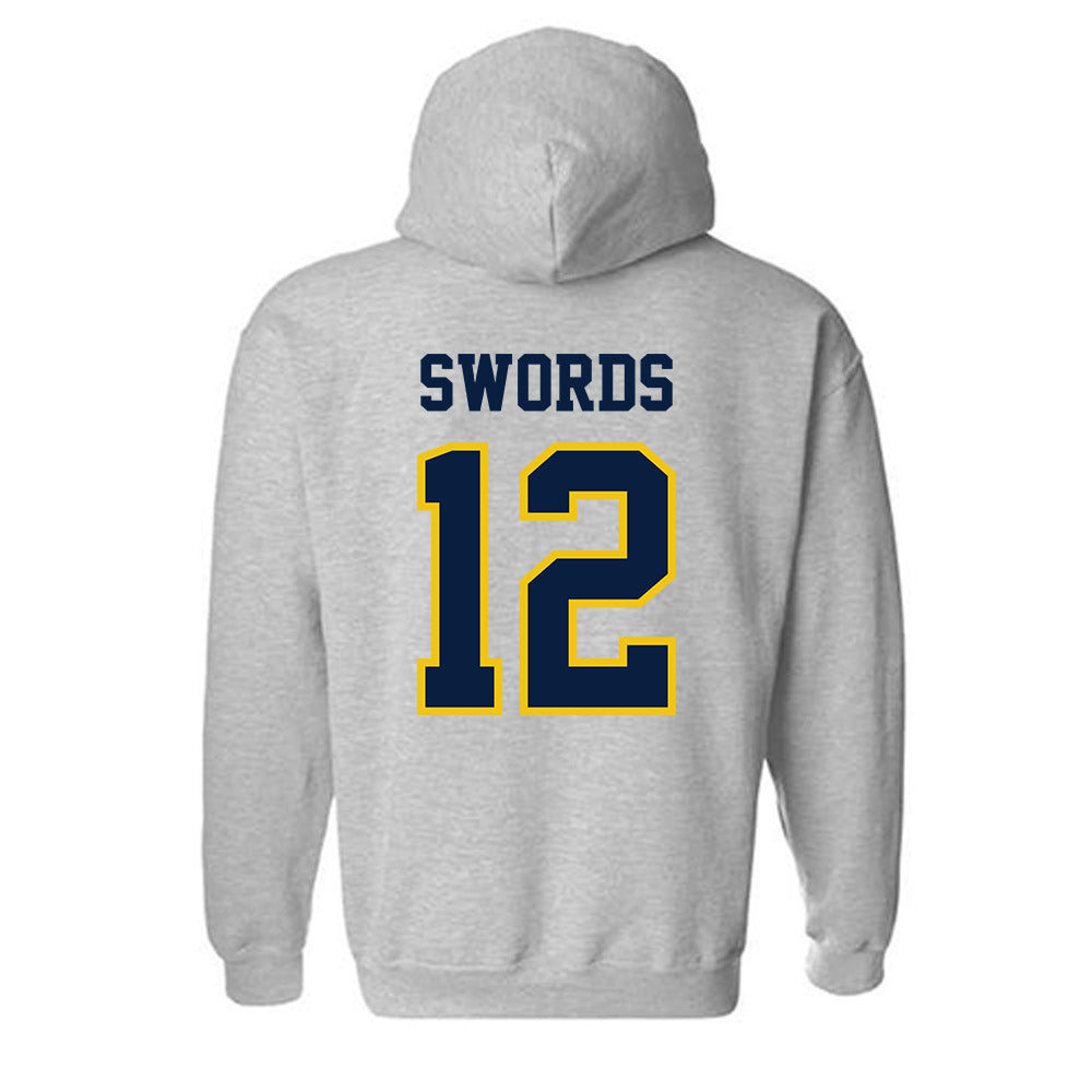 Michigan - NCAA Women's Basketball : Syla Swords - Classic Shersey Hooded Sweatshirt-1