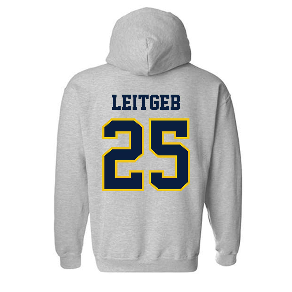 Michigan - NCAA Baseball : Brock leitgeb - Classic Shersey Hooded Sweatshirt-1