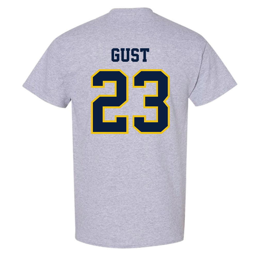 Michigan - NCAA Men's Ice Hockey : Miles Gust - Classic Shersey T-Shirt-1