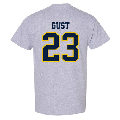 Michigan - NCAA Men's Ice Hockey : Miles Gust - Classic Shersey T-Shirt-1