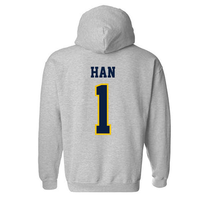 Michigan - NCAA Men's Lacrosse : Matt Han - Classic Shersey Hooded Sweatshirt-1