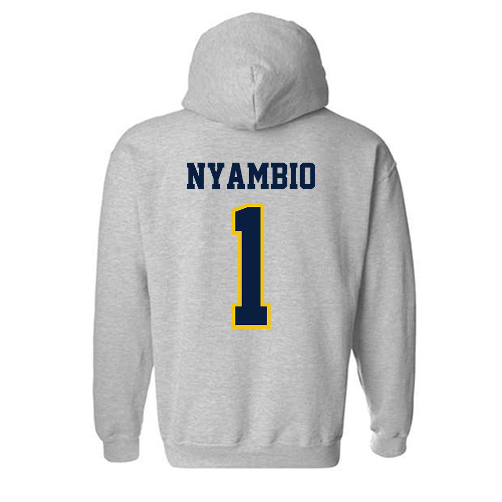 Michigan - NCAA Women's Volleyball : Serena Nyambio - Classic Shersey Hooded Sweatshirt-1