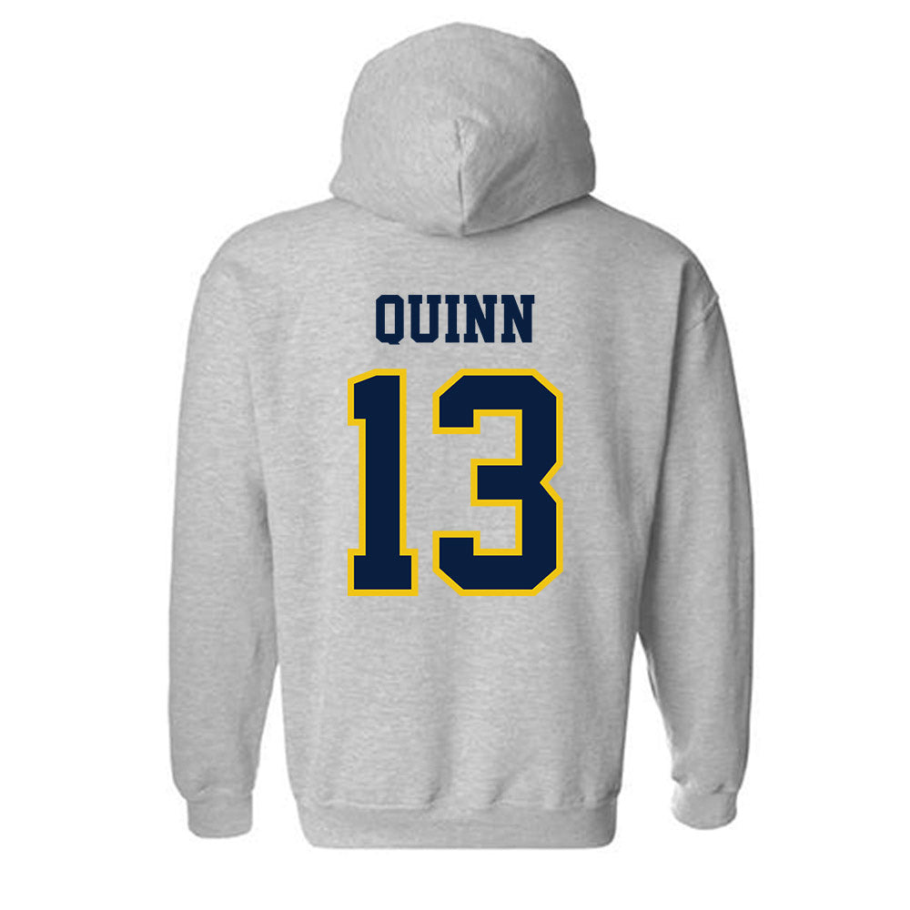 Michigan - NCAA Men's Lacrosse : Crandall Quinn - Classic Shersey Hooded Sweatshirt-1