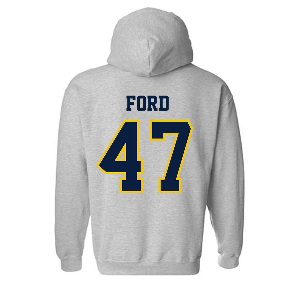 Michigan - NCAA Men's Lacrosse : Josh Ford - Classic Shersey Hooded Sweatshirt-1