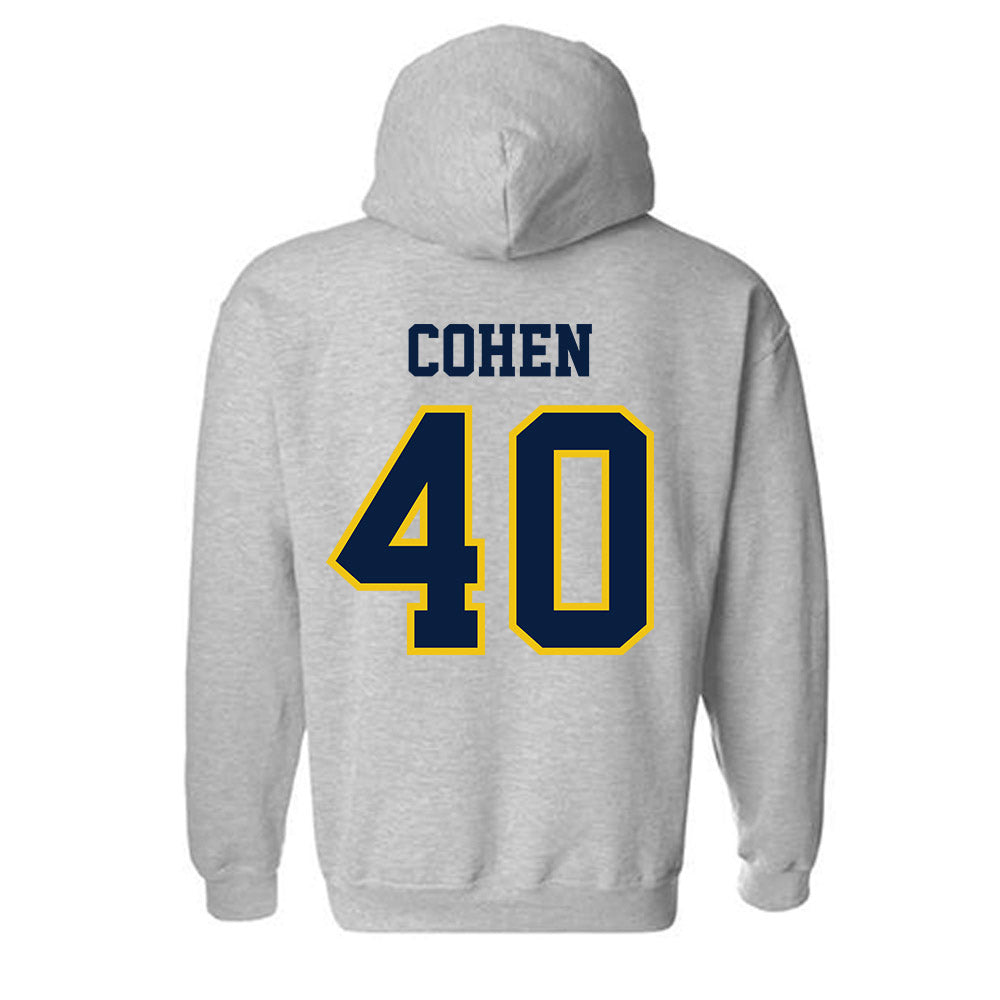 Michigan - NCAA Men's Lacrosse : Ryan Cohen - Classic Shersey Hooded Sweatshirt-1