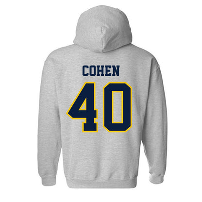 Michigan - NCAA Men's Lacrosse : Ryan Cohen - Classic Shersey Hooded Sweatshirt-1
