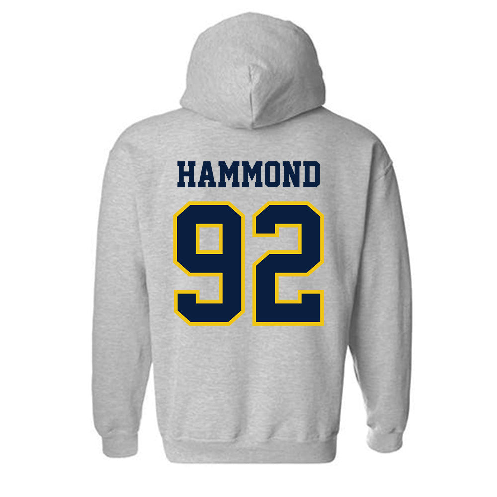 Michigan - NCAA Football : Ted Hammond - Classic Shersey Hooded Sweatshirt-1