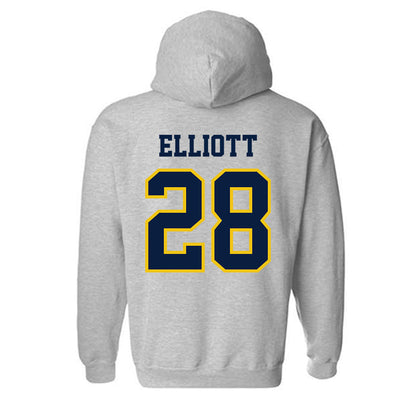 Michigan - NCAA Men's Lacrosse : Jack Elliott - Classic Shersey Hooded Sweatshirt-1