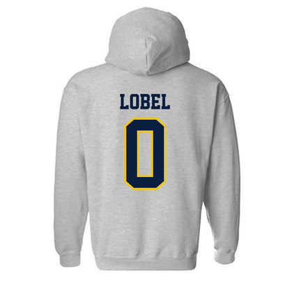 Michigan - NCAA Men's Lacrosse : Alex Lobel - Classic Shersey Hooded Sweatshirt-1