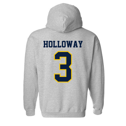 Michigan - NCAA Women's Basketball : Mila Holloway - Classic Shersey Hooded Sweatshirt-1
