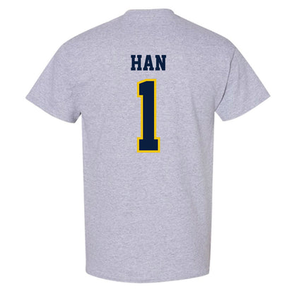 Michigan - NCAA Men's Lacrosse : Matt Han - Classic Shersey T-Shirt-1