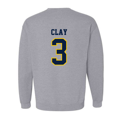 Michigan - NCAA Men's Lacrosse : Rowan Clay - Classic Shersey Crewneck Sweatshirt-1