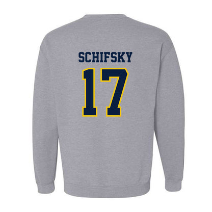 Michigan - NCAA Men's Ice Hockey : Garrett Schifsky - Classic Shersey Crewneck Sweatshirt-1