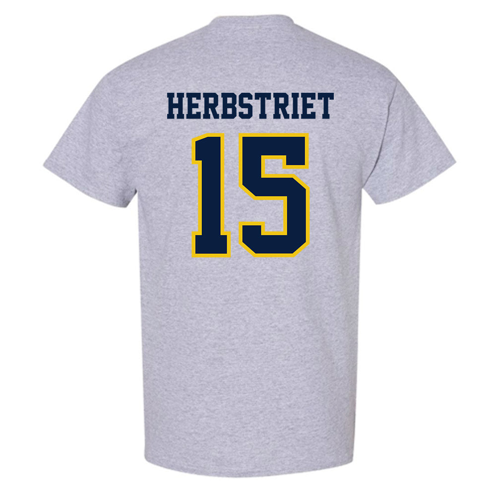 Michigan - NCAA Football : Chase Herbstriet - Classic Shersey T-Shirt-1