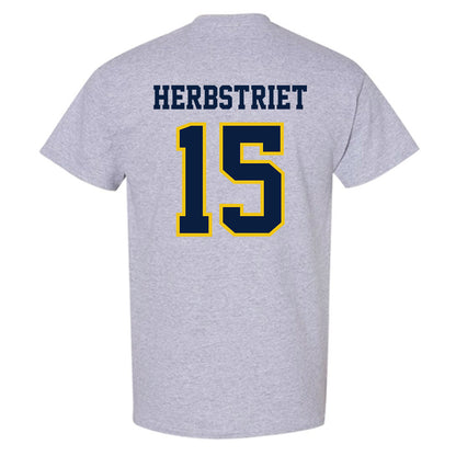 Michigan - NCAA Football : Chase Herbstriet - Classic Shersey T-Shirt-1