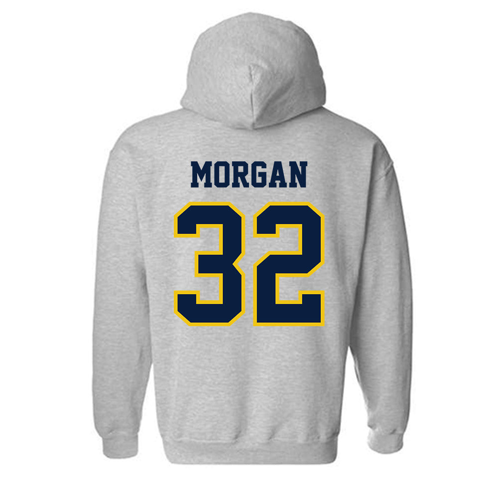 Michigan - NCAA Men's Lacrosse : John Morgan - Classic Shersey Hooded Sweatshirt-1