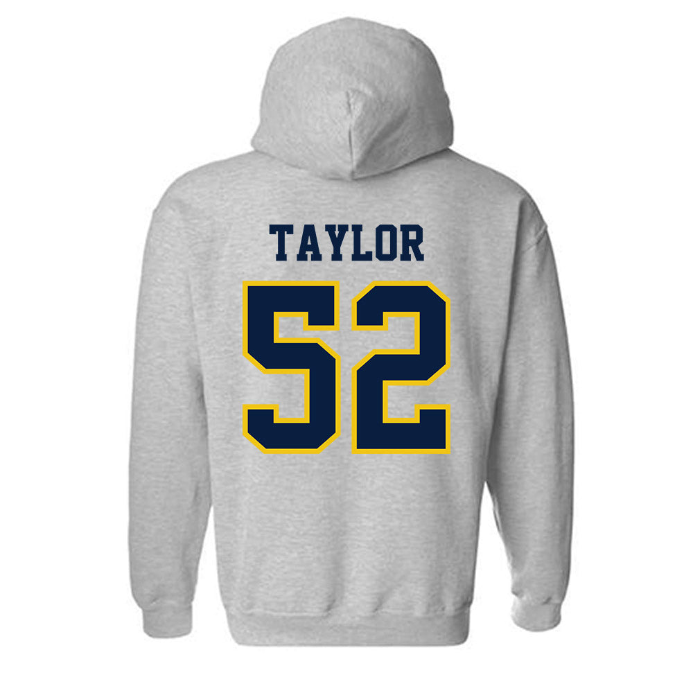 Michigan - NCAA Men's Lacrosse : Hunter Taylor - Classic Shersey Hooded Sweatshirt-1