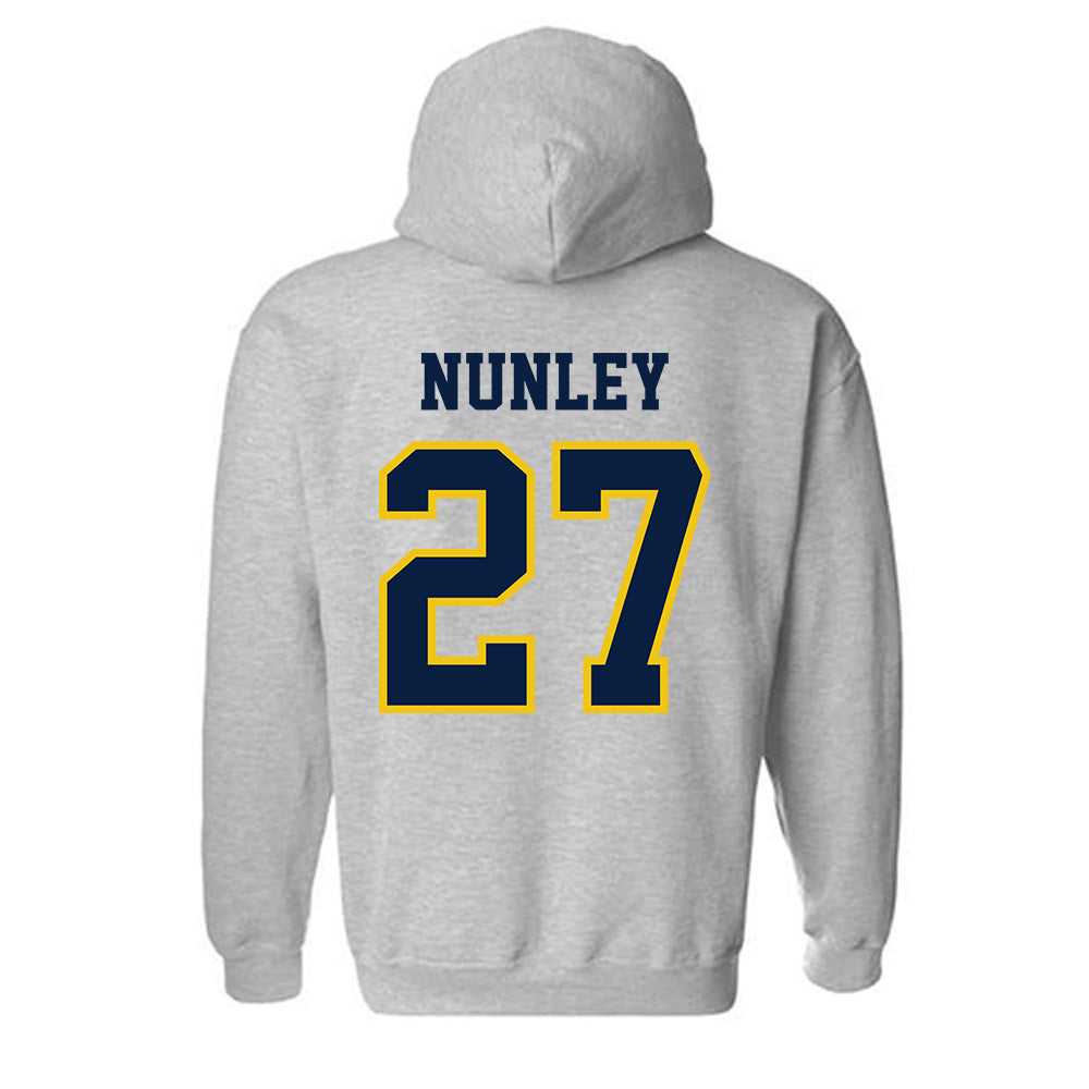 Michigan - NCAA Football : Ernest Nunley - Classic Shersey Hooded Sweatshirt-1