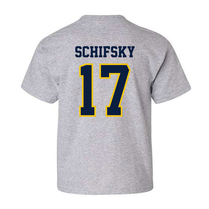 Michigan - NCAA Men's Ice Hockey : Garrett Schifsky - Classic Shersey Youth T-Shirt-1