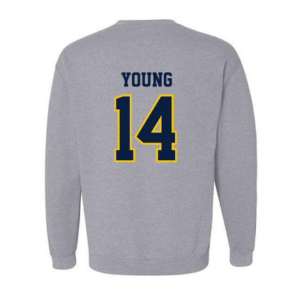 Michigan - NCAA Football : Jordan Young - Classic Shersey Crewneck Sweatshirt-1