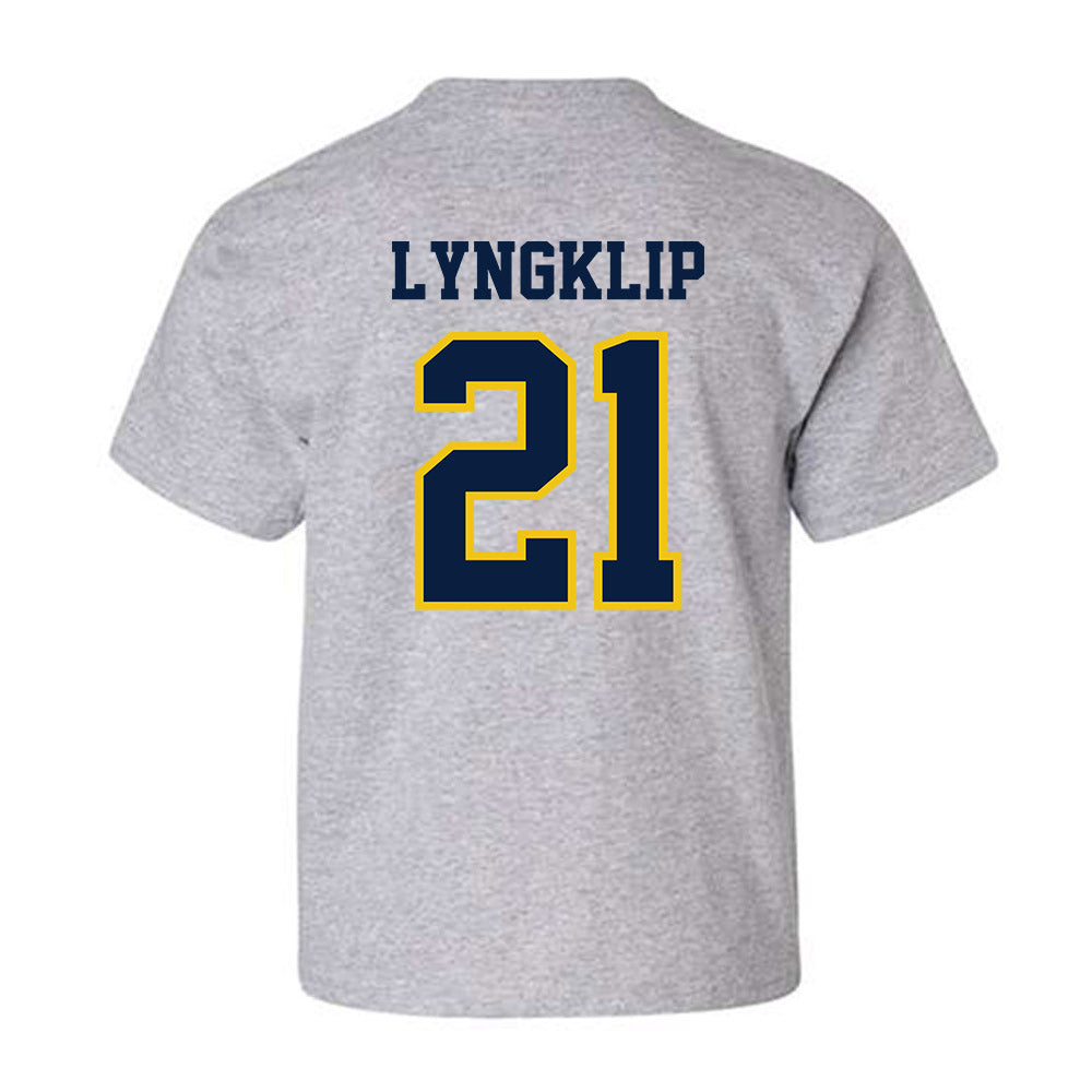 Michigan - NCAA Men's Lacrosse : Ryan Lyngklip - Classic Shersey Youth T-Shirt-1