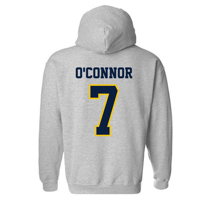 Michigan - NCAA Men's Lacrosse : Will O'Connor - Classic Shersey Hooded Sweatshirt-1