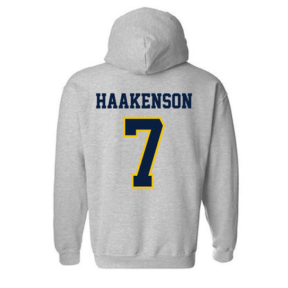 Michigan - NCAA Women's Soccer : Meredith Haakenson - Classic Shersey Hooded Sweatshirt-1