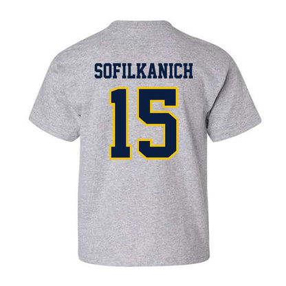 Michigan - NCAA Women's Basketball : Ashley Sofilkanich - Classic Shersey Youth T-Shirt-1