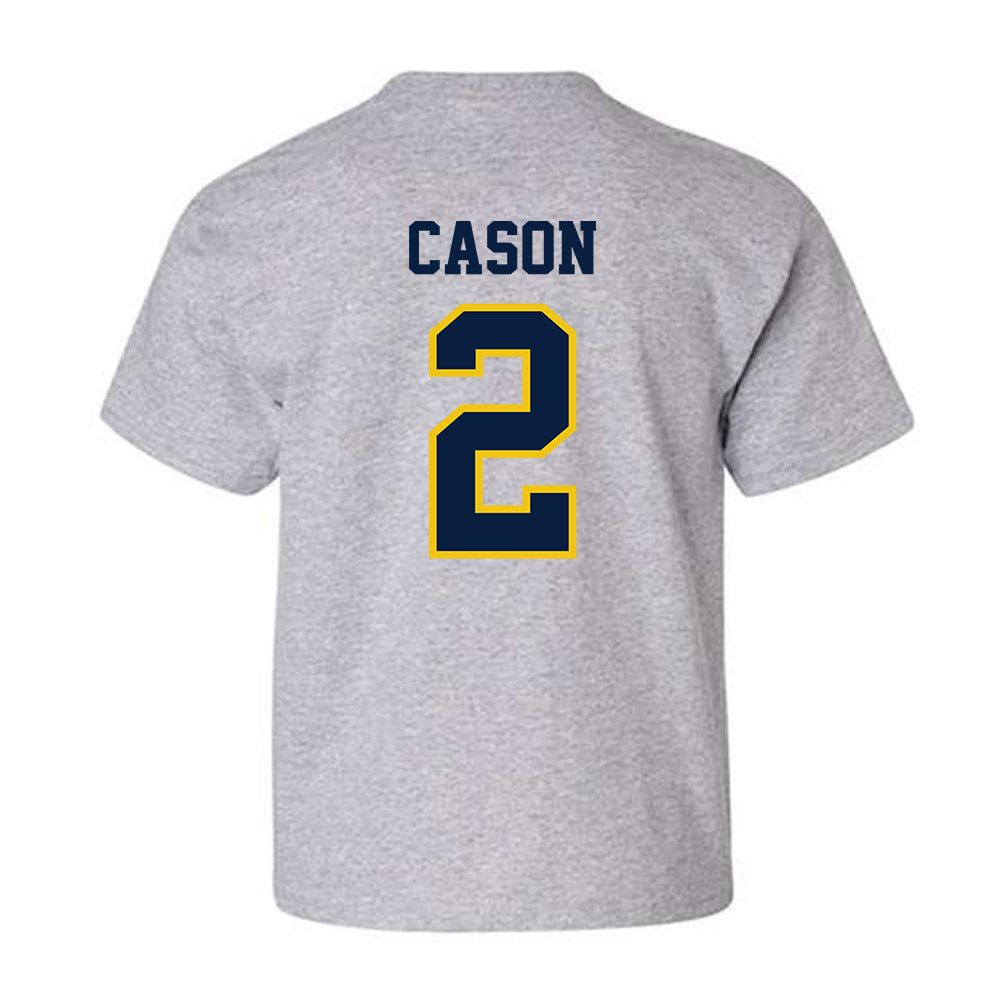 Michigan - NCAA Men's Basketball : Lorenzo Cason - Classic Shersey Youth T-Shirt-1
