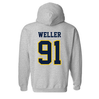 Michigan - NCAA Men's Lacrosse : Henry Weller - Classic Shersey Hooded Sweatshirt-1