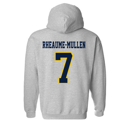 Michigan - NCAA Men's Ice Hockey : Dakoda Rheaume-Mullen - Classic Shersey Hooded Sweatshirt-1