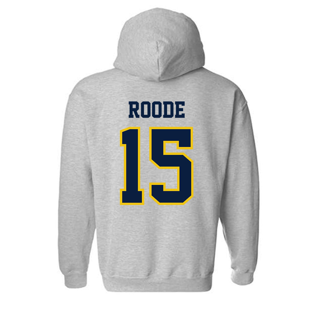 Michigan - NCAA Men's Lacrosse : Nick Roode - Classic Shersey Hooded Sweatshirt-1