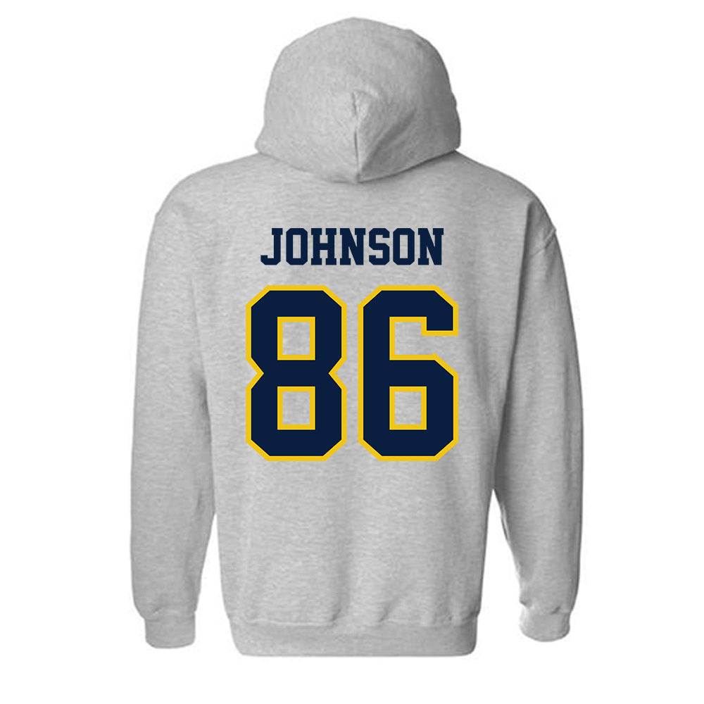 Michigan - NCAA Football : Travis Johnson - Classic Shersey Hooded Sweatshirt-1