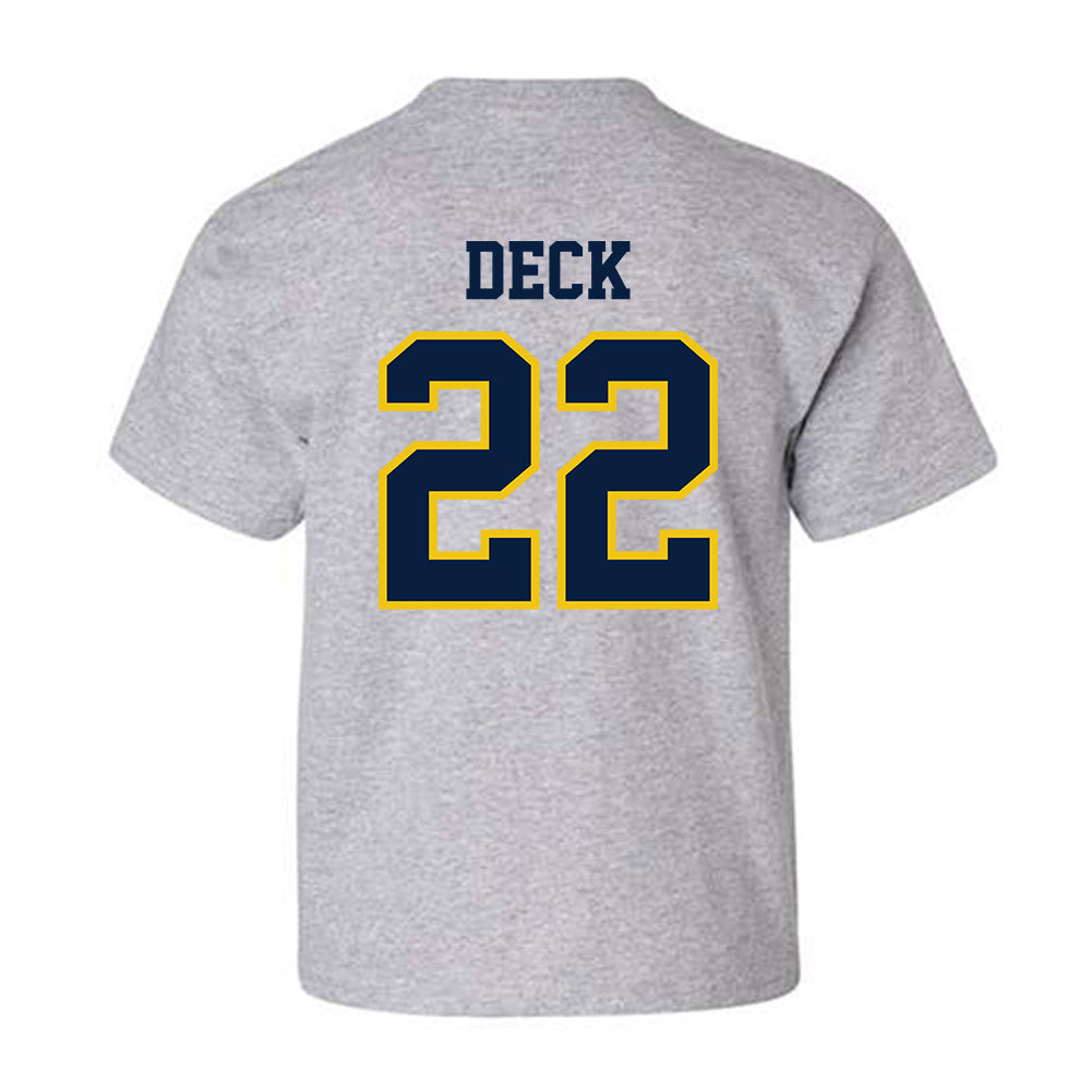 Michigan - NCAA Football : Jordan Deck - Classic Shersey Youth T-Shirt-1