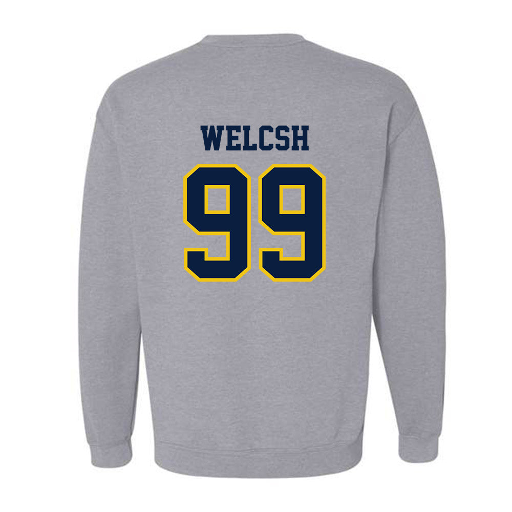 Michigan - NCAA Men's Lacrosse : Jack Welcsh - Classic Shersey Crewneck Sweatshirt-1