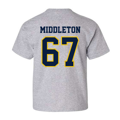 Michigan - NCAA Football : Trent Middleton - Classic Shersey Youth T-Shirt-1