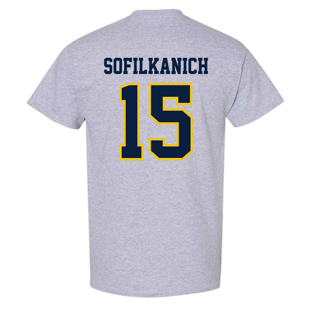 Michigan - NCAA Women's Basketball : Ashley Sofilkanich - Classic Shersey T-Shirt-1