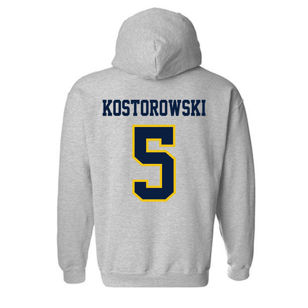Michigan - NCAA Women's Lacrosse : Laila Kostorowski - Classic Shersey Hooded Sweatshirt-1